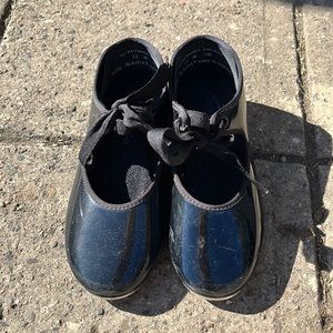 Capezio Tele Tone Girl’s Black Tap Shoes